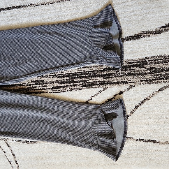 Lazy Sundays Houndstooth Stretchy 80s-Style Bell-Shaped Pants - Picture 3 of 6